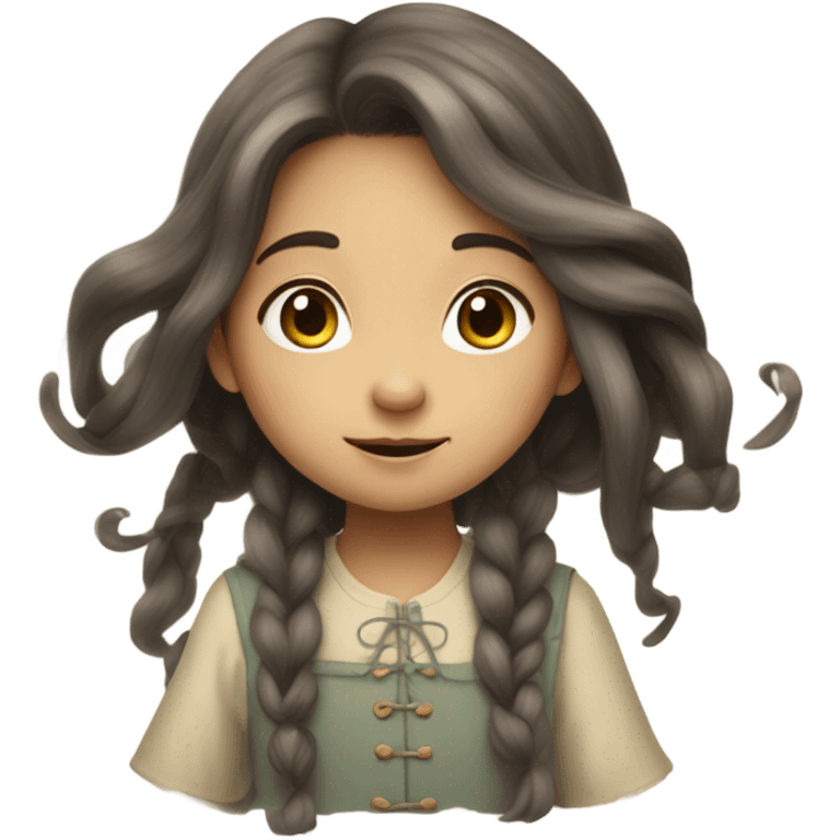 Studio Ghibli girl emoji