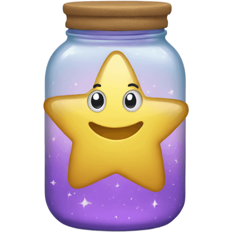 star filled jar emoji