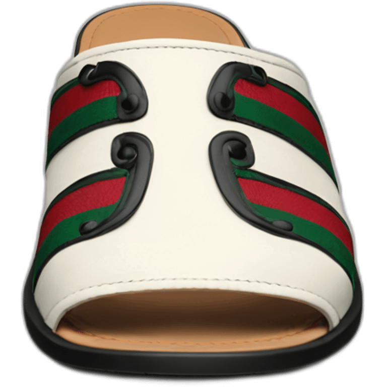 Black Gucci slide emoji