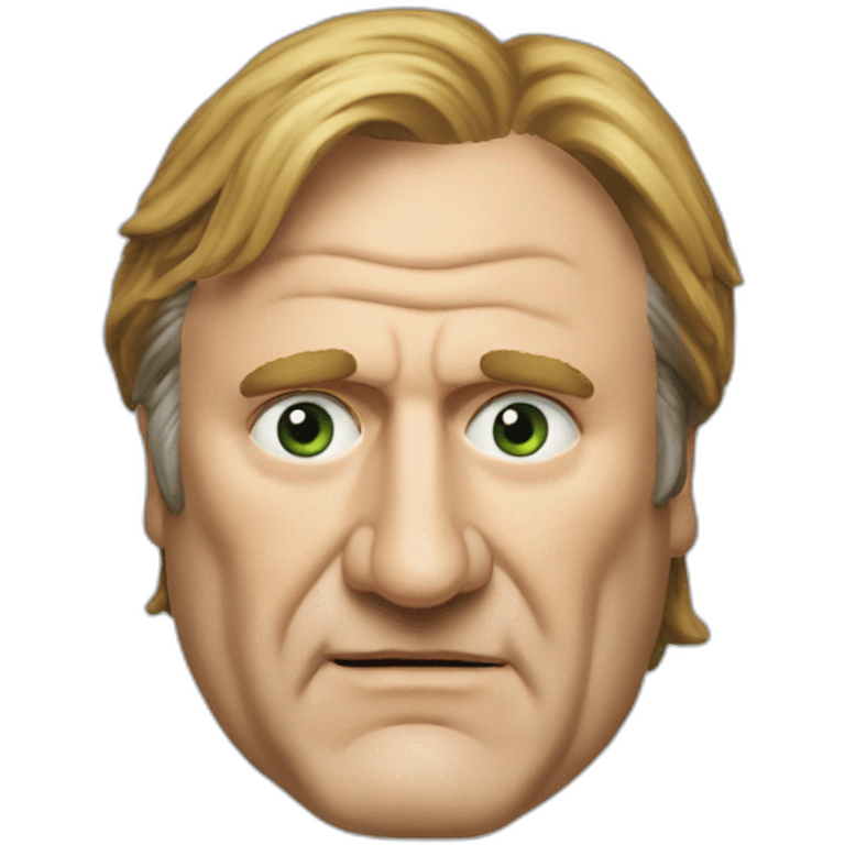 Gérard Depardieu head emoji