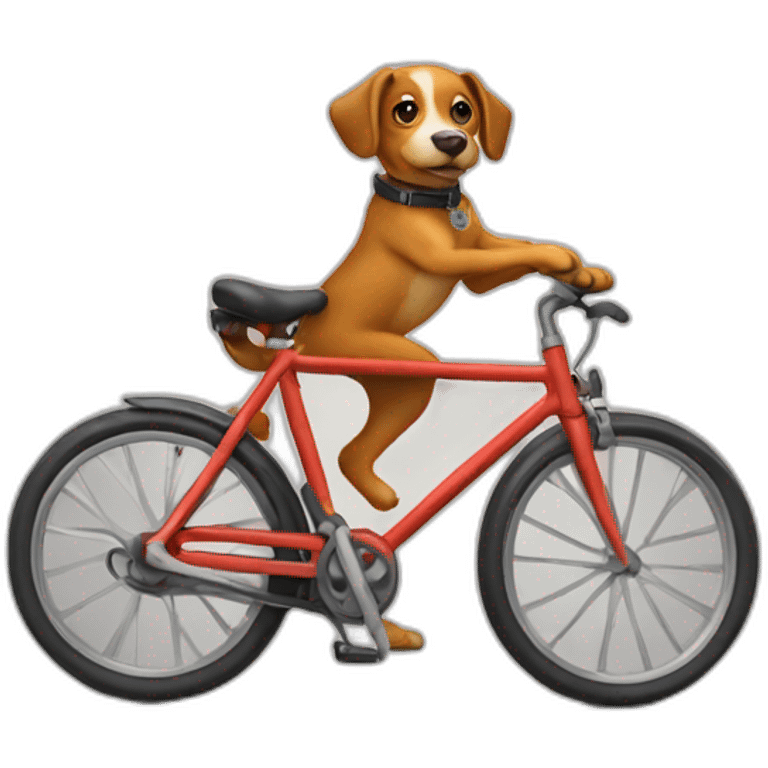 Bike dog emoji