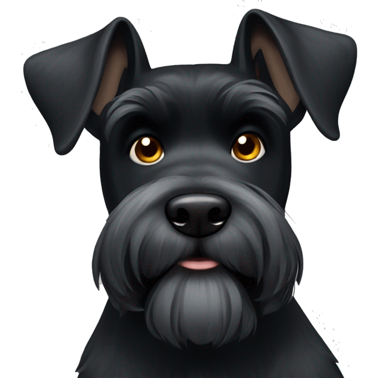 Black Schnauzer emoji