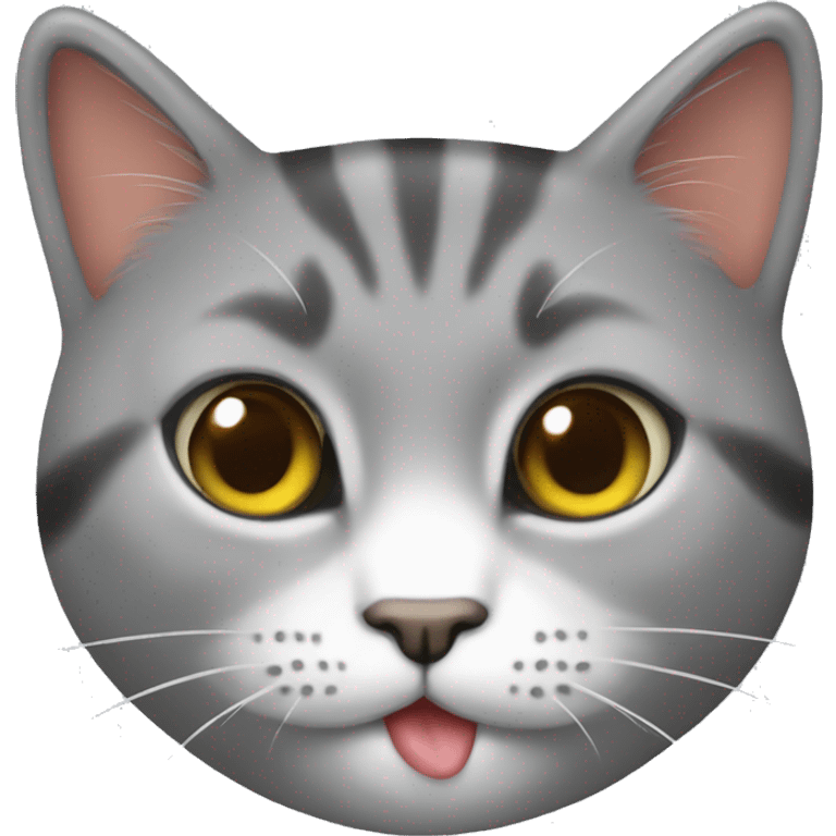 Une chatte avec un carotte  emoji