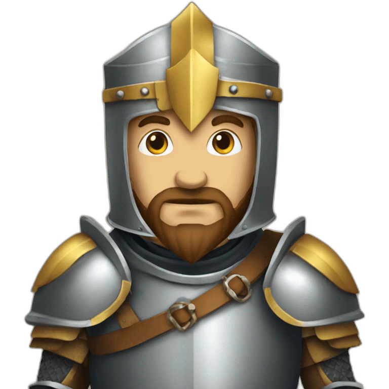 Medieval knight emoji