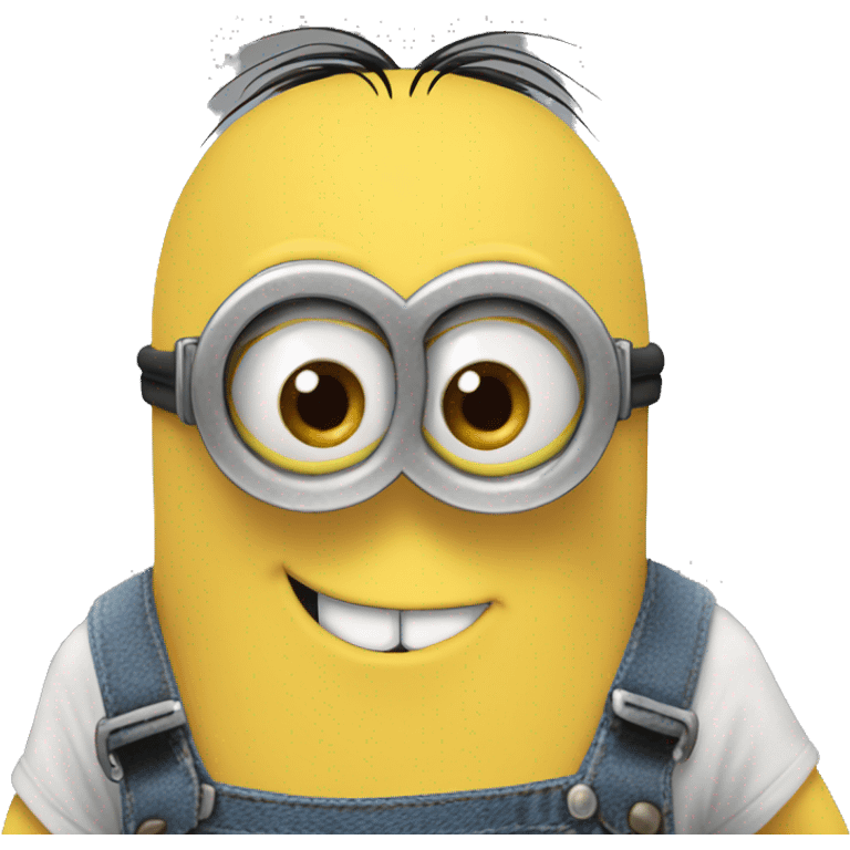 Minion emoji with Nikes emoji