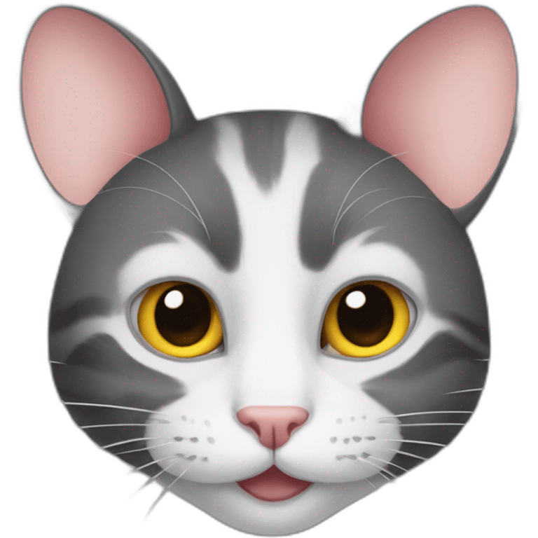 Cat and Mouse Hybrid emoji