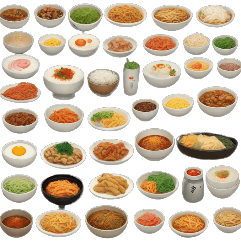 Korean food emoji