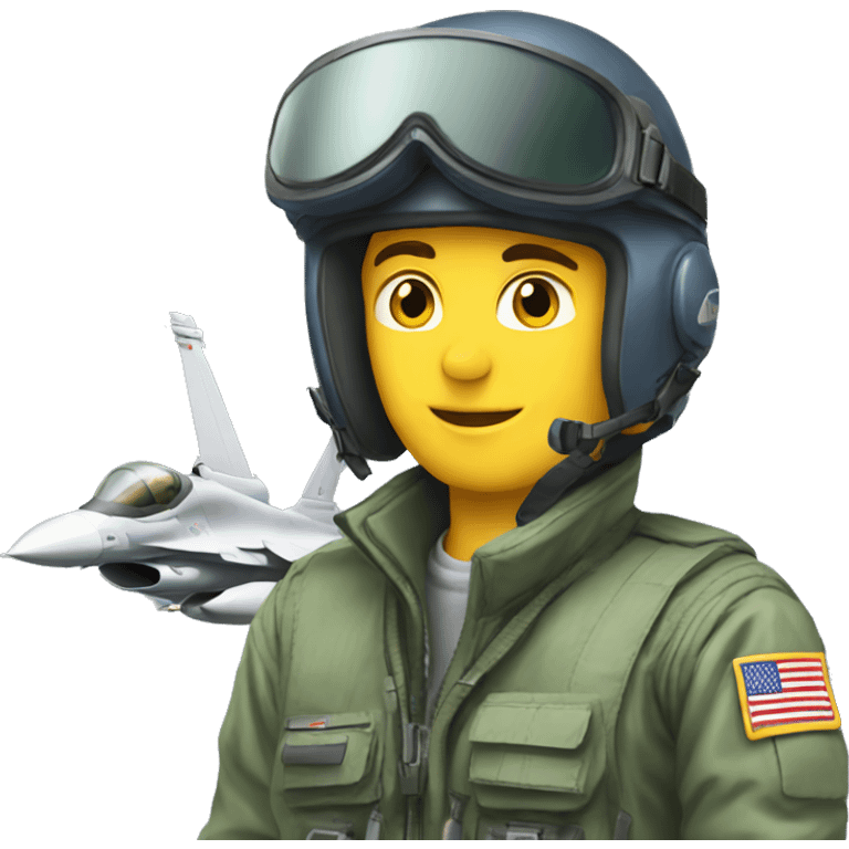 f16 with car pilot emoji