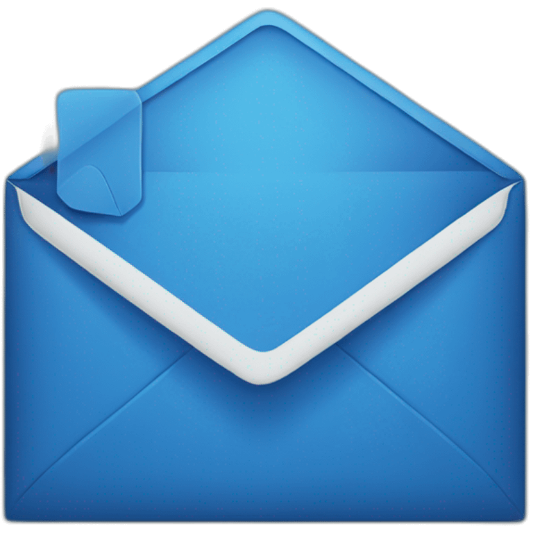 mail blue emoji