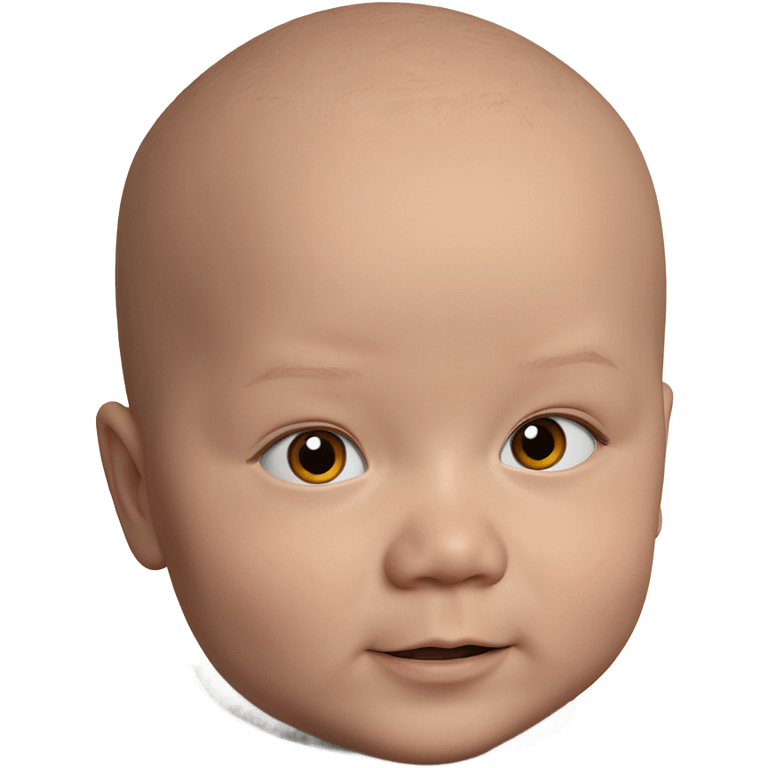 bald boy portrait looking at viewer emoji