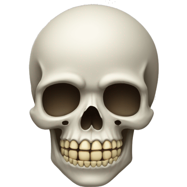 funny skull emoji