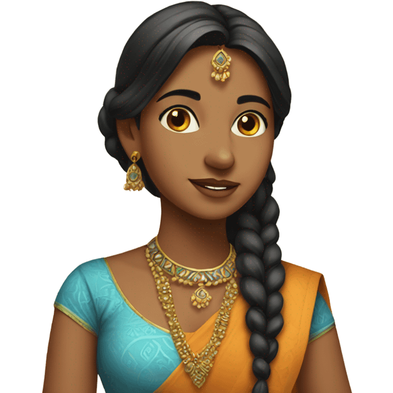 indian pretty girl emoji