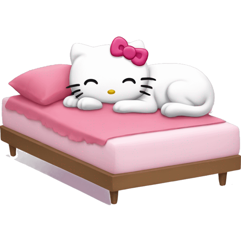 hello kitty sleeping emoji