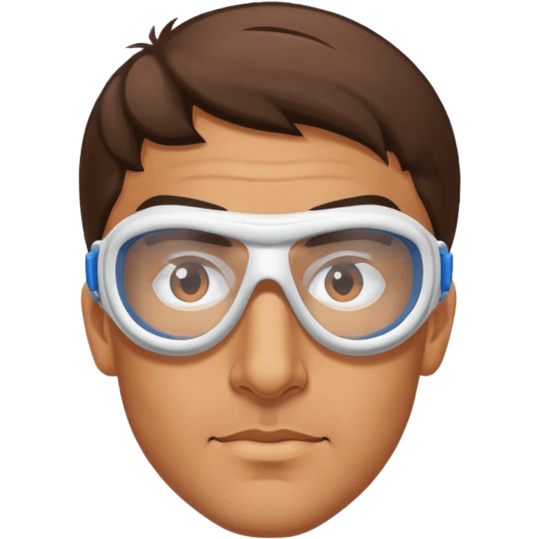  Italian guy wearing sports goggles emoji