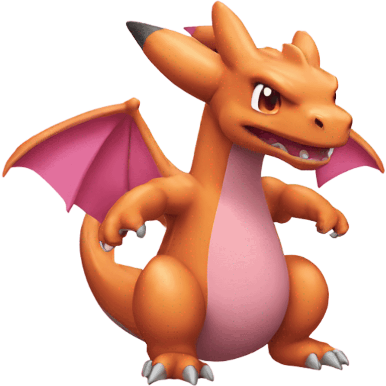 Pink charizard emoji