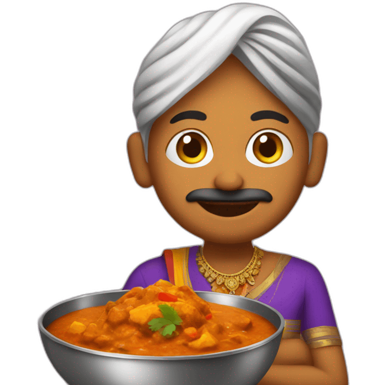 indian curry emoji