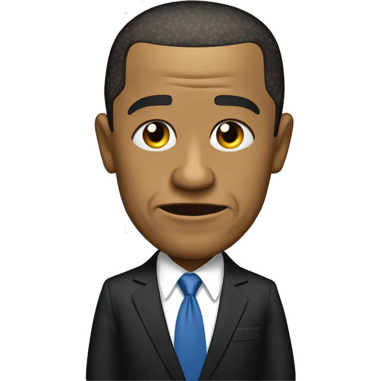 Obama embrasse Donald trump  emoji