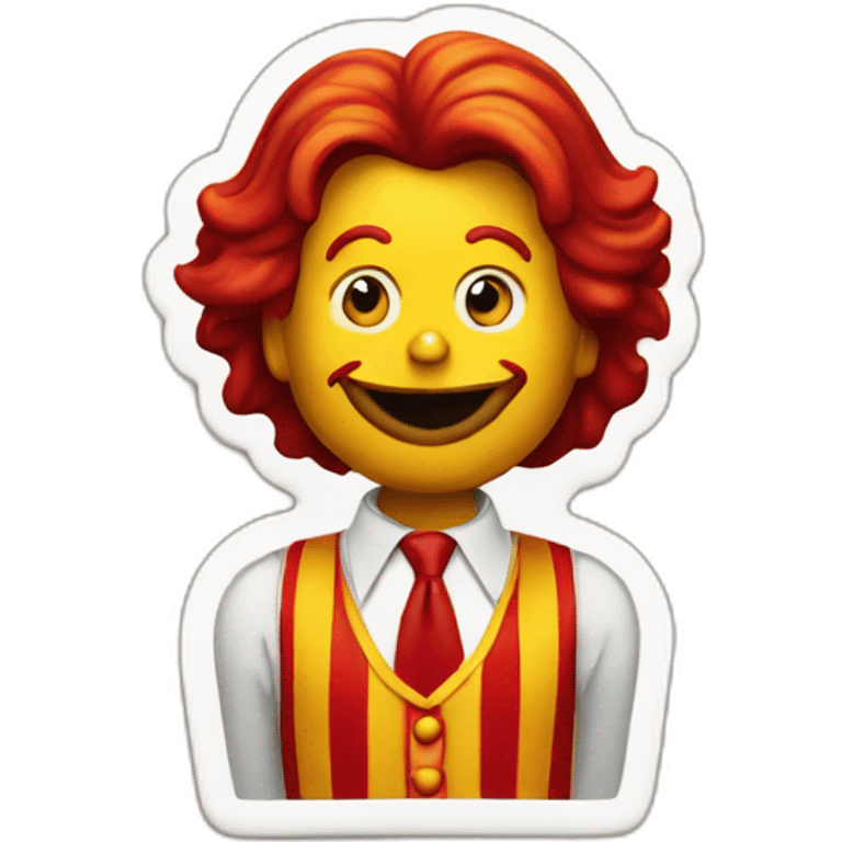 ronald mcdonald emoji