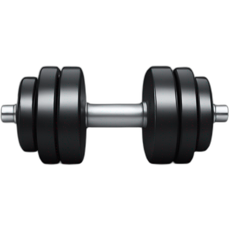 The two dumbbells are very realistic and look great emoji