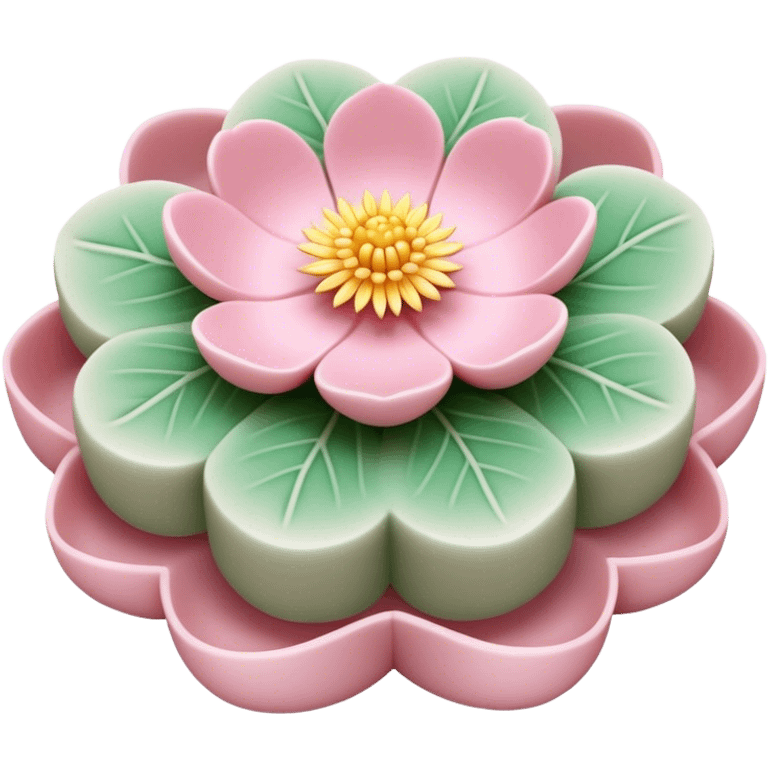 Flower wagashi  emoji