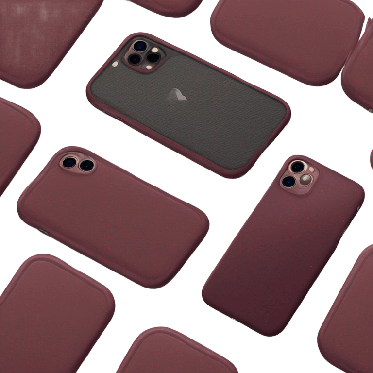 Burgundy iPhone 16 pro max emoji