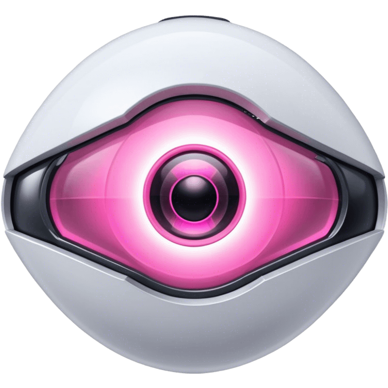 robotic pink skynet eye emoji