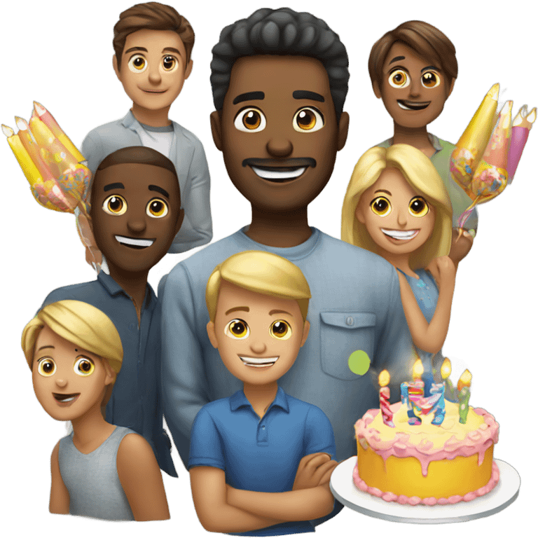 Birthday fun emoji