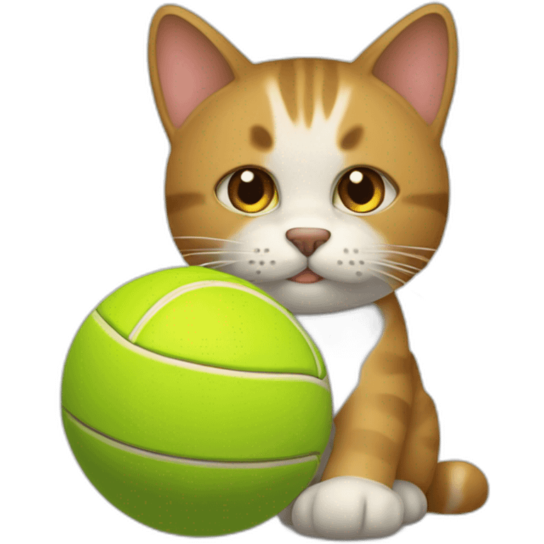 GATO CON UNA PELOTA emoji