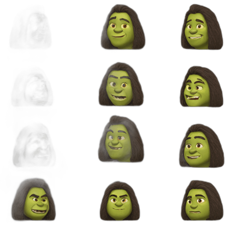 L’ane de shrek emoji