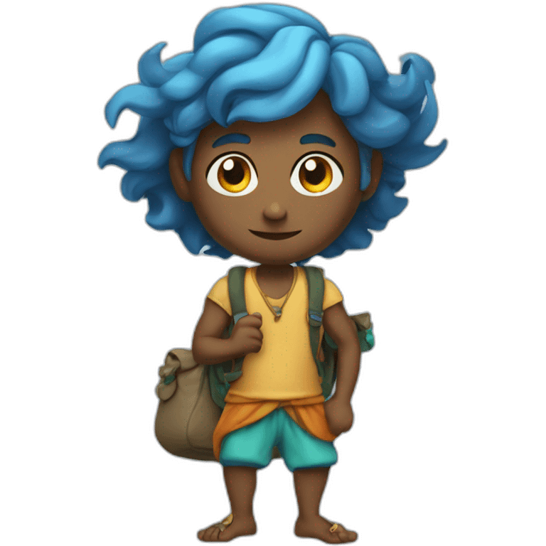 genie with a backpack emoji