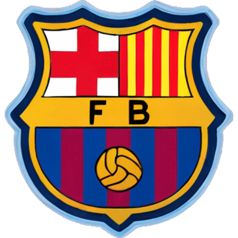 Fc Barcelona logo emoji