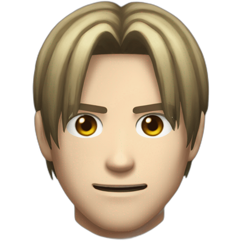 resident evil 4 leon kennedy headshot emoji