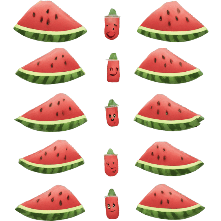 Watermelons Dodge Charger modern emoji