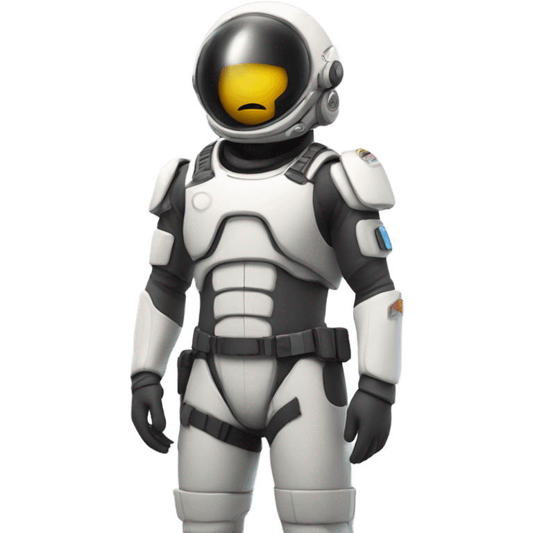 soldier spacesuit standing emoji