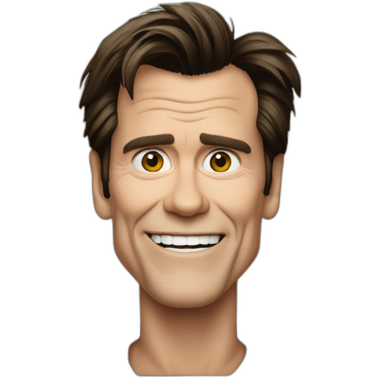 jim carrey inside tv screen emoji