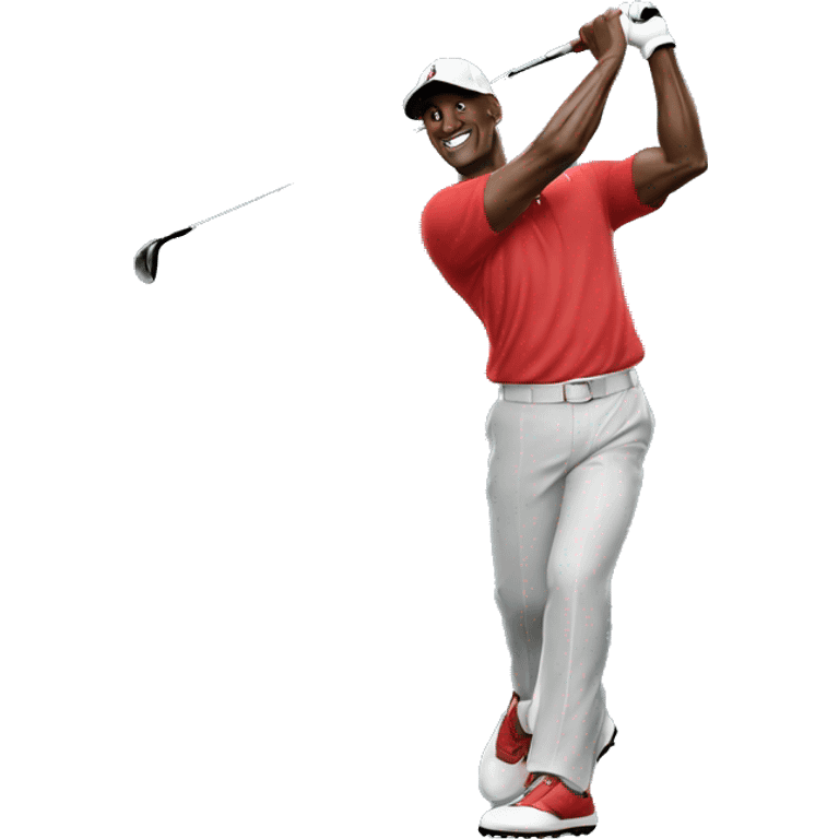 Michael Jordan playing golf emoji