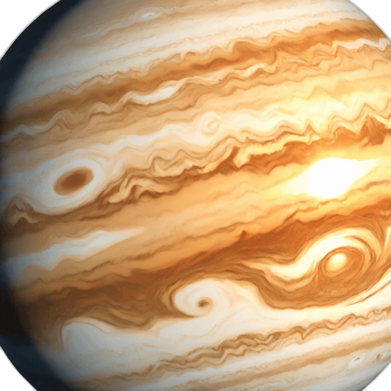 planet jupiter is thinking emoji