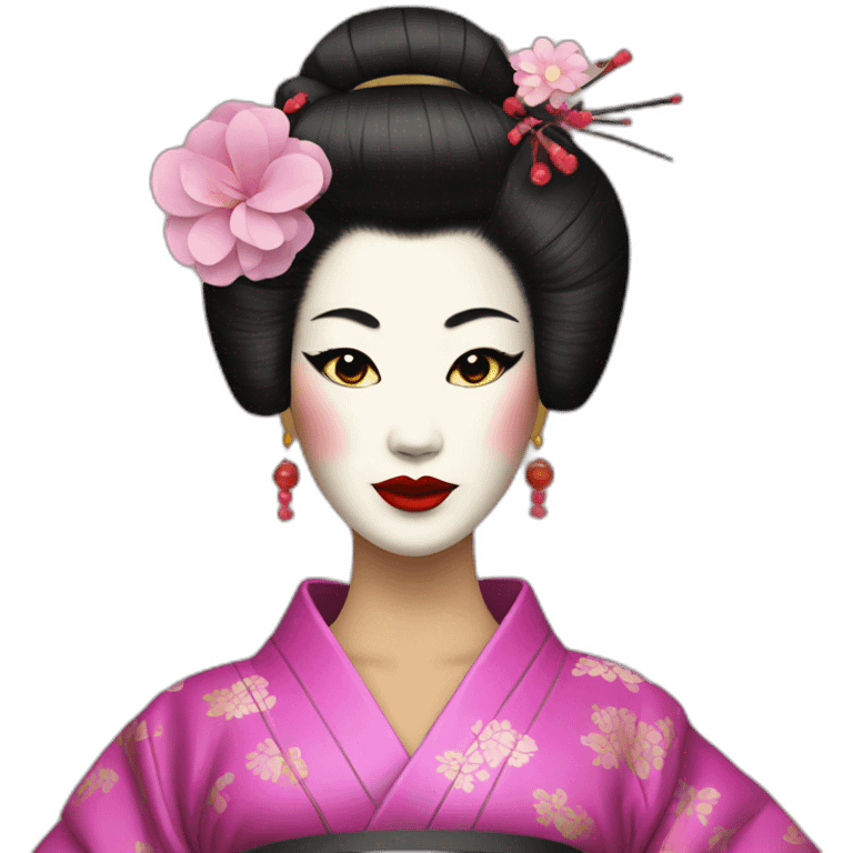 Geisha drag queen emoji