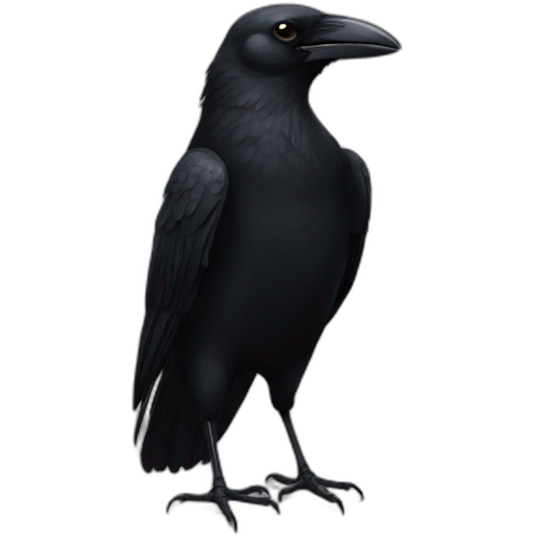 Black crow emoji