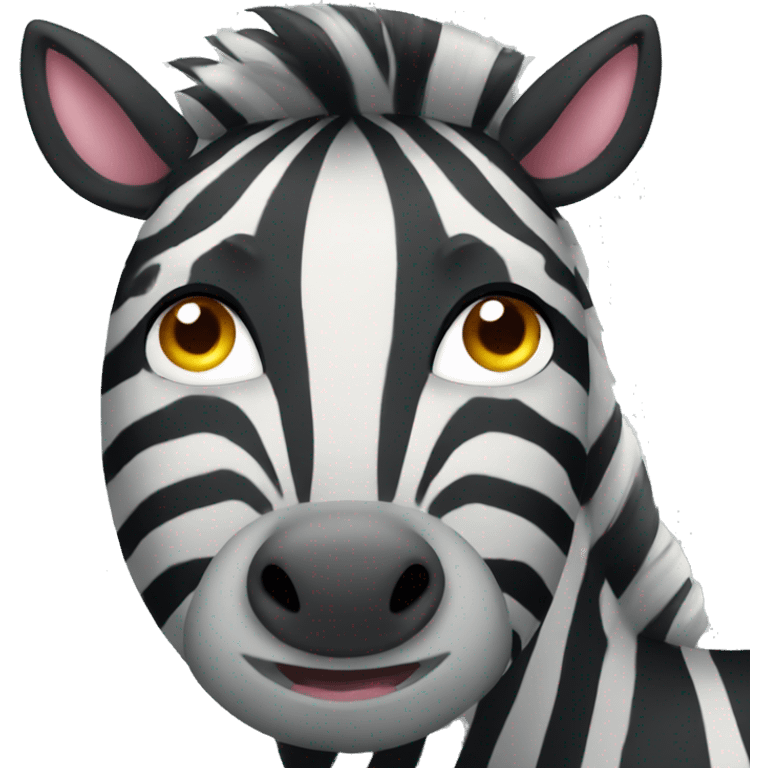 zebra face emoji