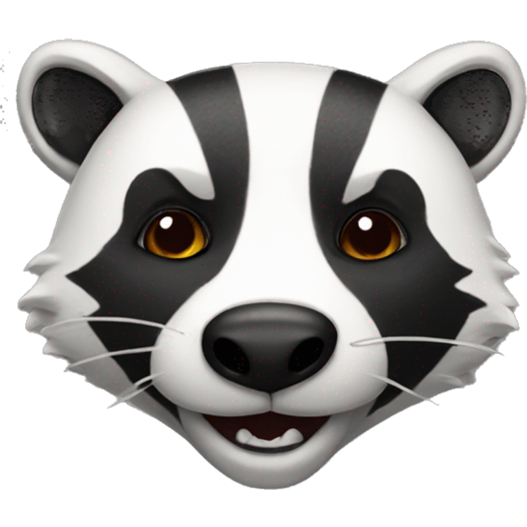 halloween badger emoji