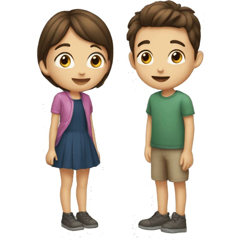 Boy and girl kissing  emoji