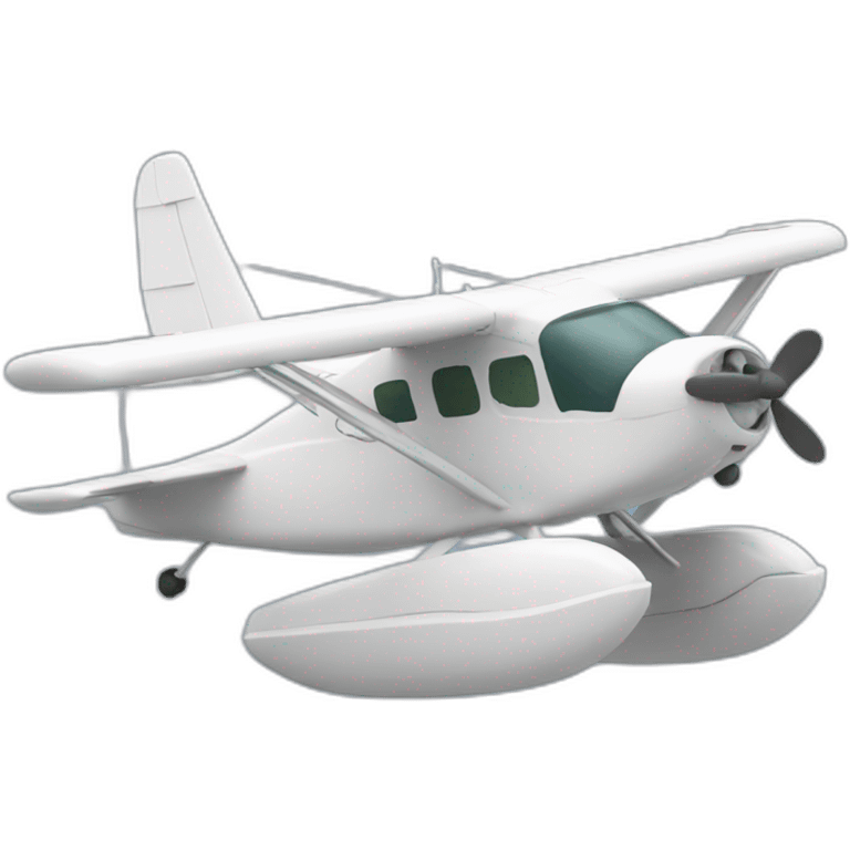 seaplane amphibian White color emoji