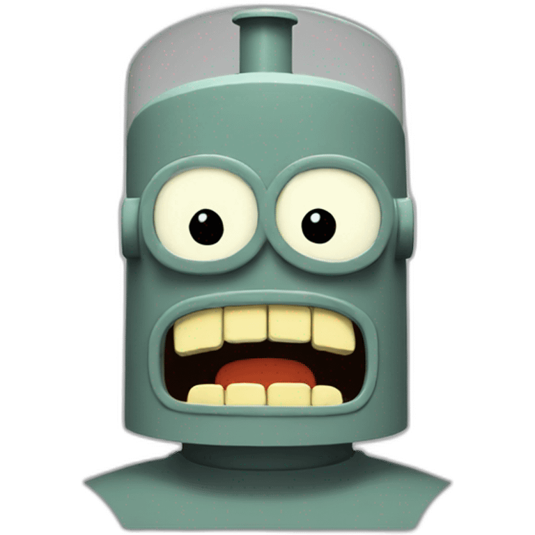 bender Futurama angry emoji