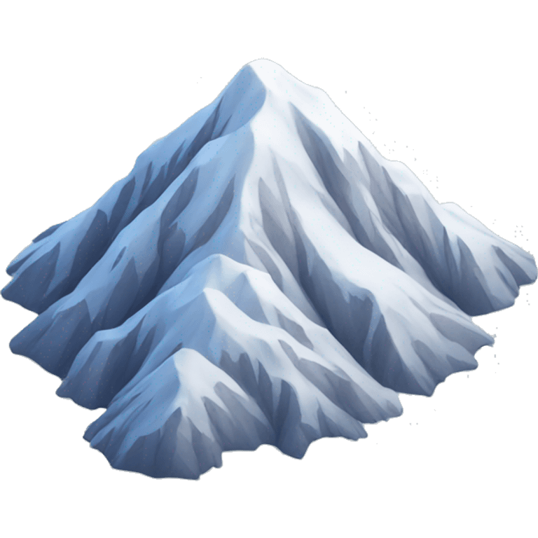 snowy mountain emoji