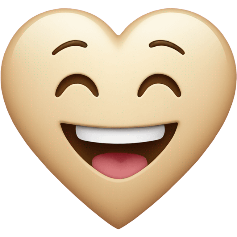 Love heart smile  emoji