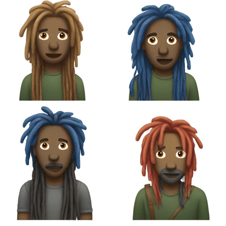 Phish with dreadlocks emoji