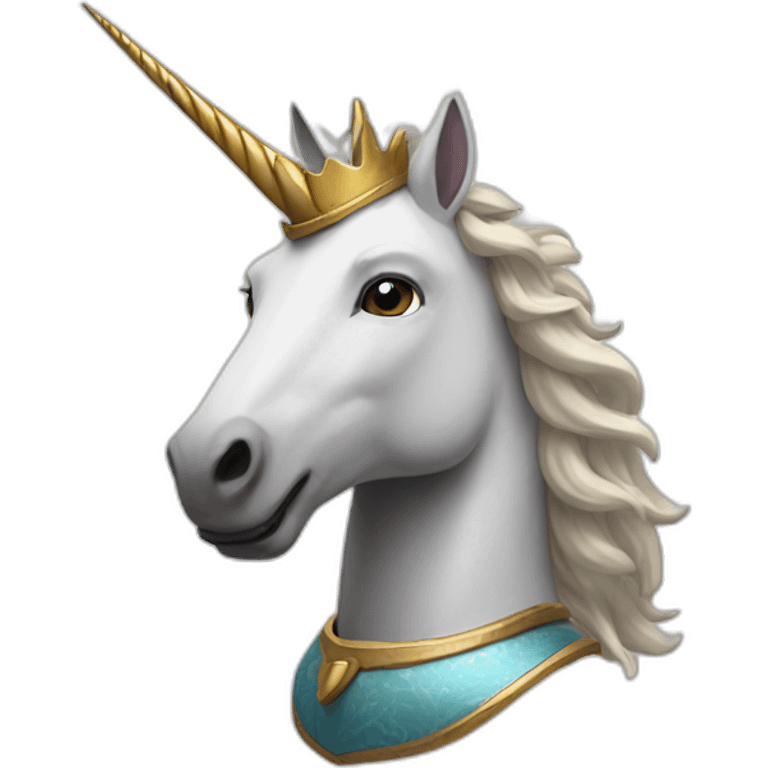 unicorn king emoji