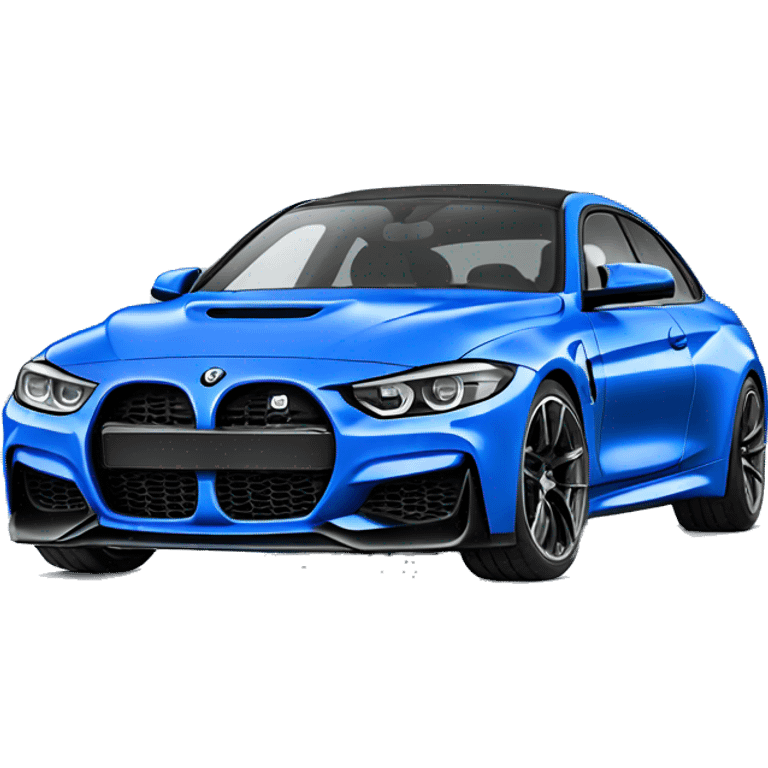 blue M4 Competition 4 door emoji