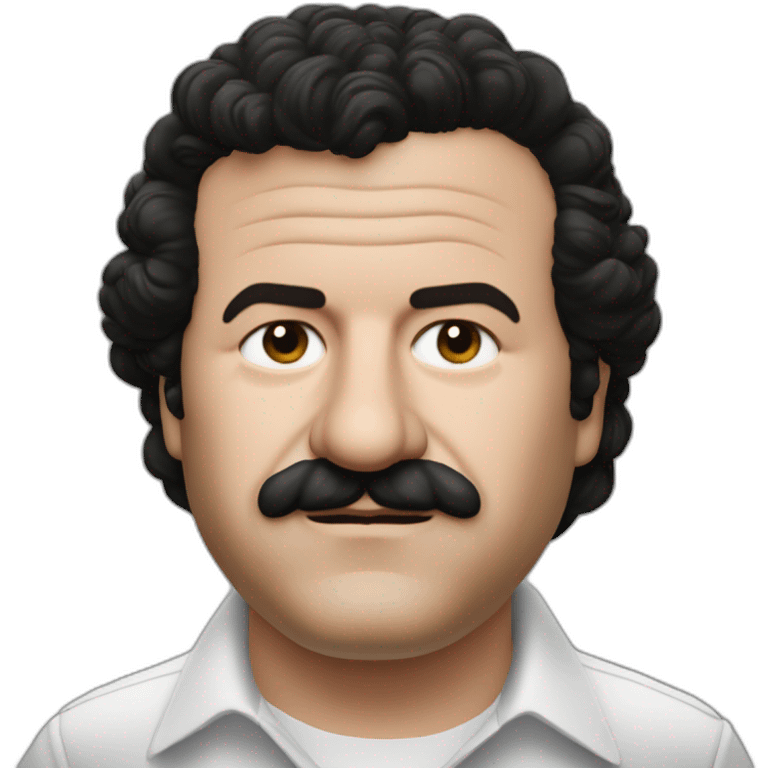 Pablo escobar qui serre la main de Emanuelle Macron emoji